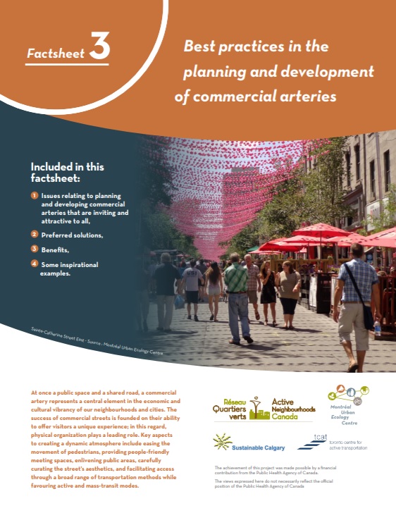 Best practices in the planning and development of commercial arteries