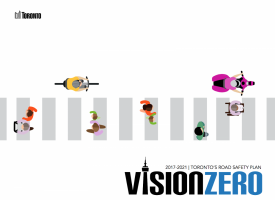 Vision Zero Toronto Cover Page. 