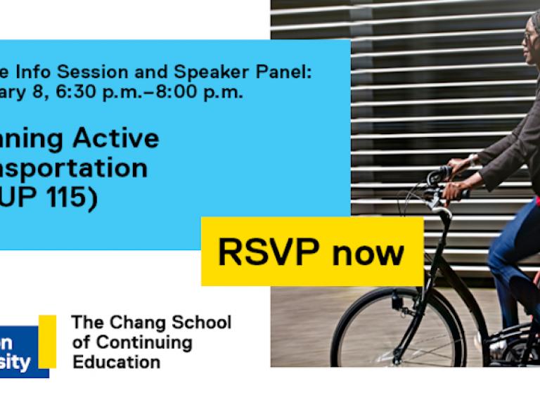 Info Session and Speaker Panel : Planning Active Transportation