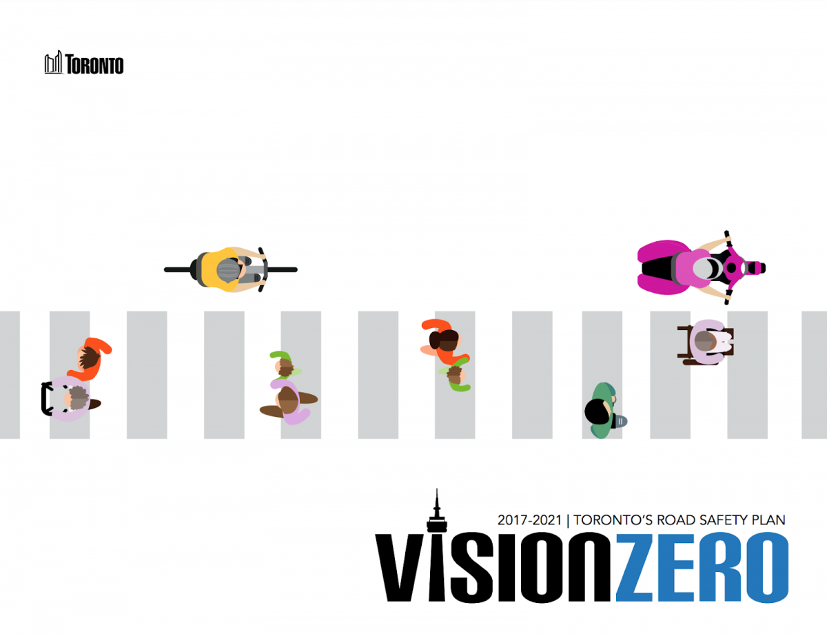 Vision Zero Toronto Cover Page. 