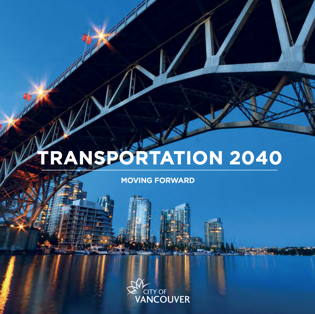 Plan 2040 des transports de Vancouver    