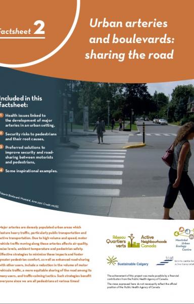 Urban arteries and boulevards: sharing the road